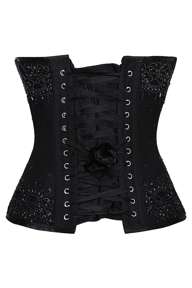 Carita Black Overbust Couture Corset