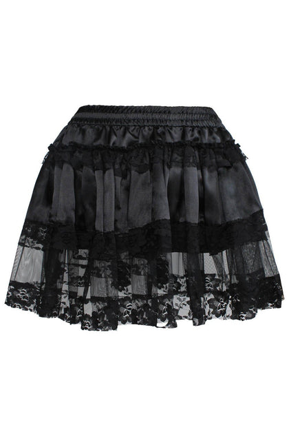 Black lace tutu deals skirt