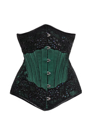 Calico Waist Trainer Lace Overlay Couture Corset