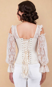 Everly Cold Shoulder Brocade Corset