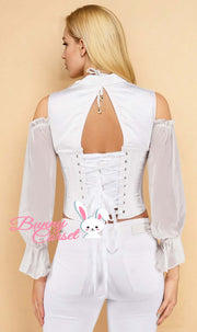 Lydia Cold Shoulder Underbust Corset