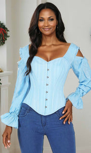 Myla Cotton Overbust Corset