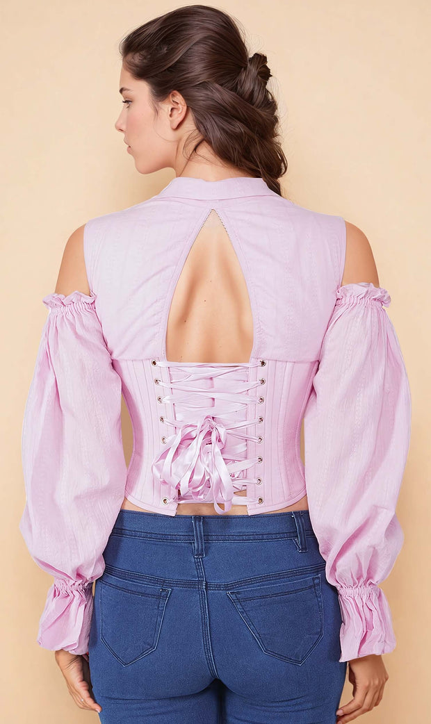 Adele Underbust Cotton Corset