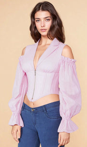 Adele Underbust Cotton Corset