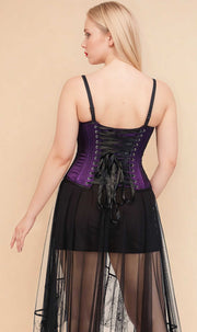 Esme Custom Made Embroidered Lace Overlay Couture Corset
