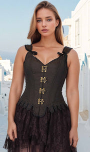Poppy Brocade Corset
