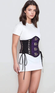 Krisalyn Purple Waspie Corset