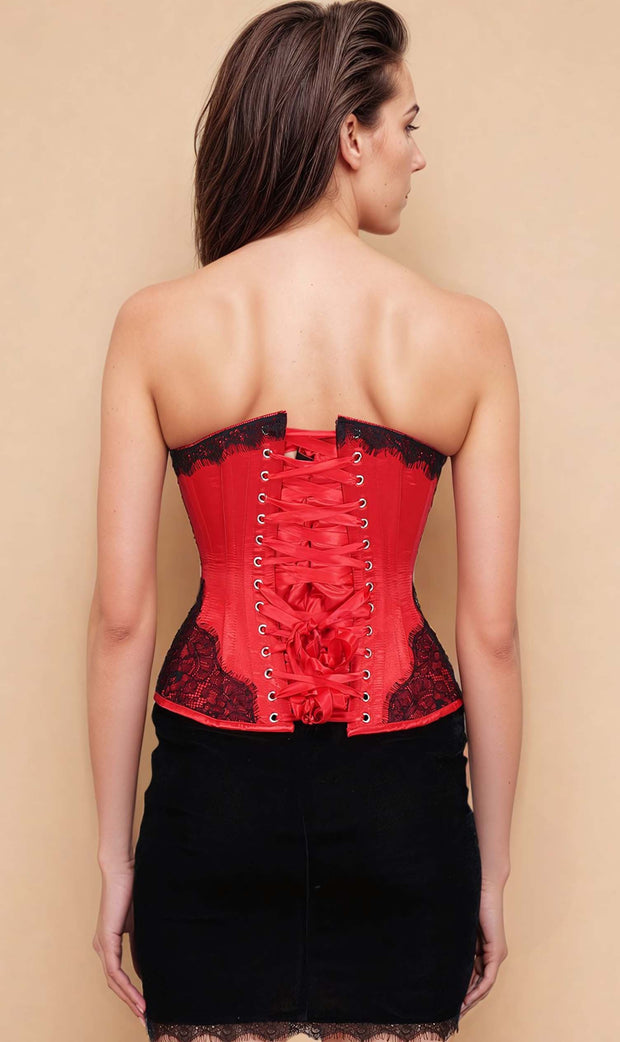 Lesha Overbust Satin Corset