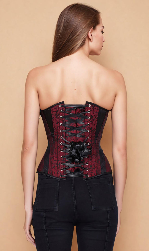 Evolet Overbust Maroon Corset