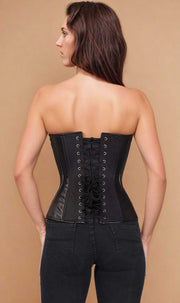 Jiselle Black Overbust Corset