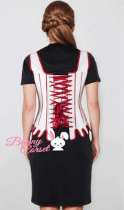 Kieera Embroidered Ivory Corset