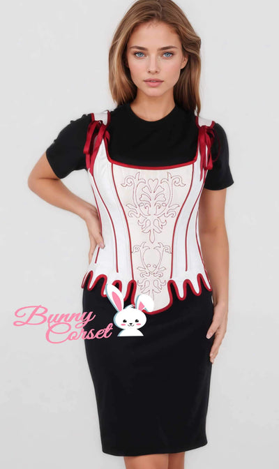 Kieera Embroidered Ivory Corset