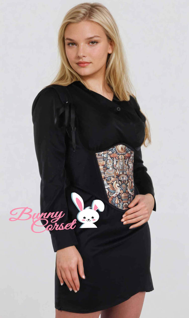 Yvette Black Underbust Corset