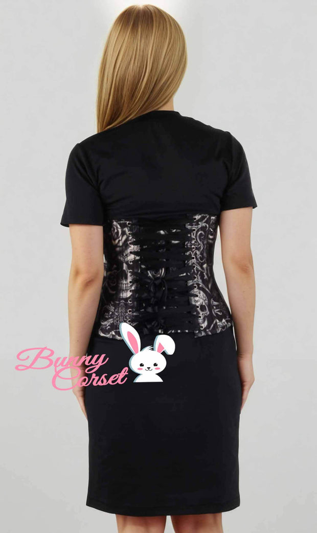 Altthea Skull Print Corset