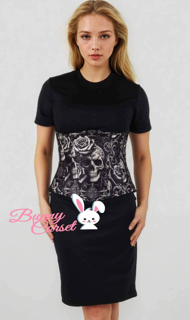 Altthea Skull Print Corset