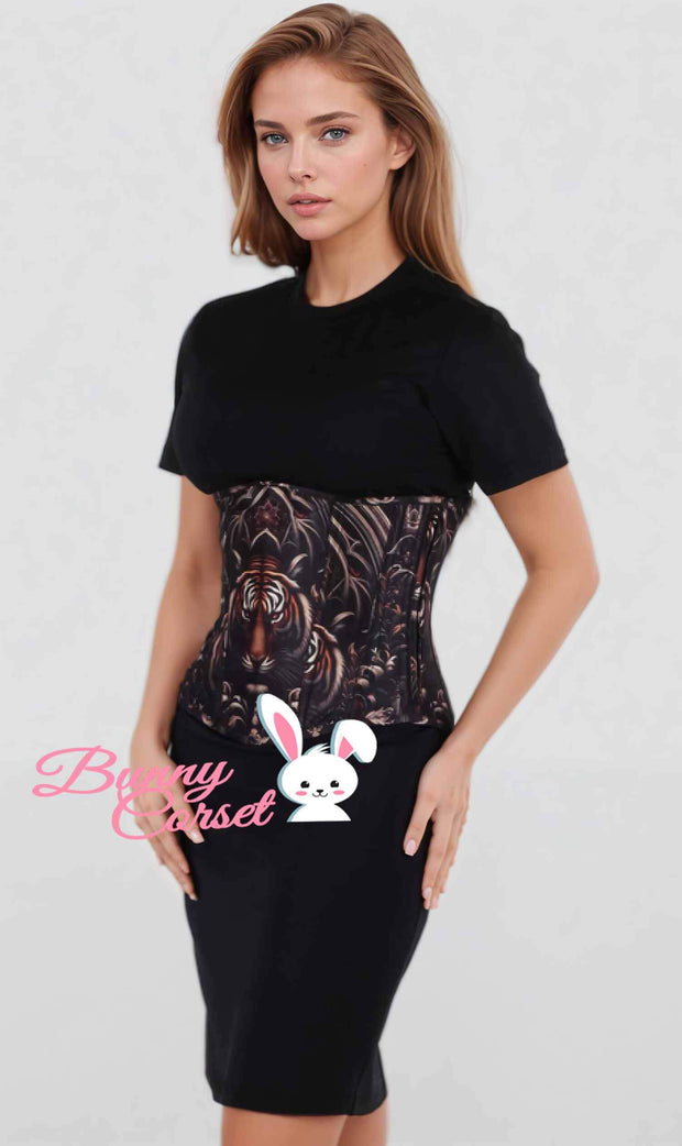Rummi Tiger Print Corset