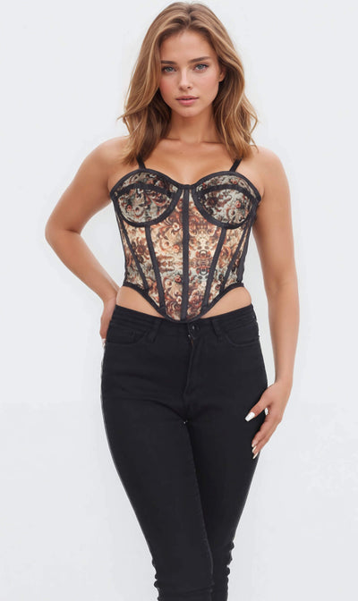 Lolita Overbust Mesh Corset