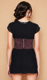 Romy Corset Inspired Brocade Belt