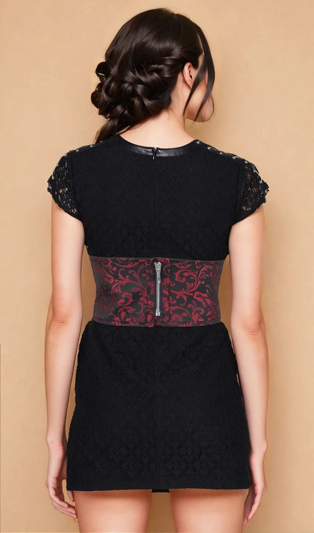 Romy Corset Inspired Brocade Belt