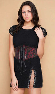 Romy Corset Inspired Brocade Belt