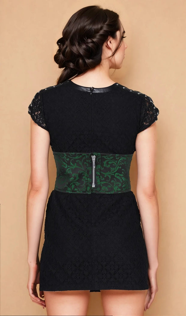Romy Corset Inspired Brocade Belt