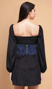 Romy Corset Inspired Brocade Belt