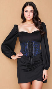 Romy Corset Inspired Brocade Belt