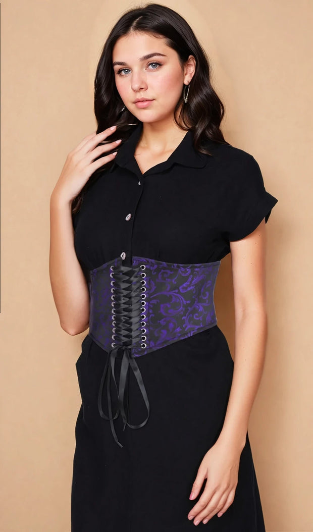 Romy Corset Inspired Brocade Belt