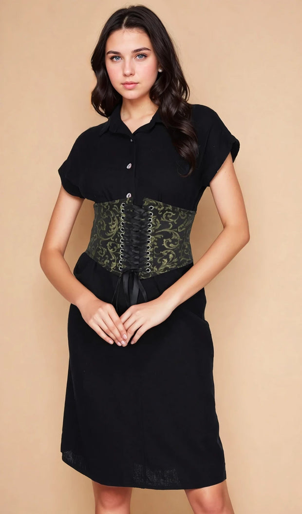 Romy Corset Inspired Brocade Belt