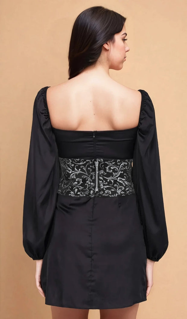 Romy Corset Inspired Brocade Belt