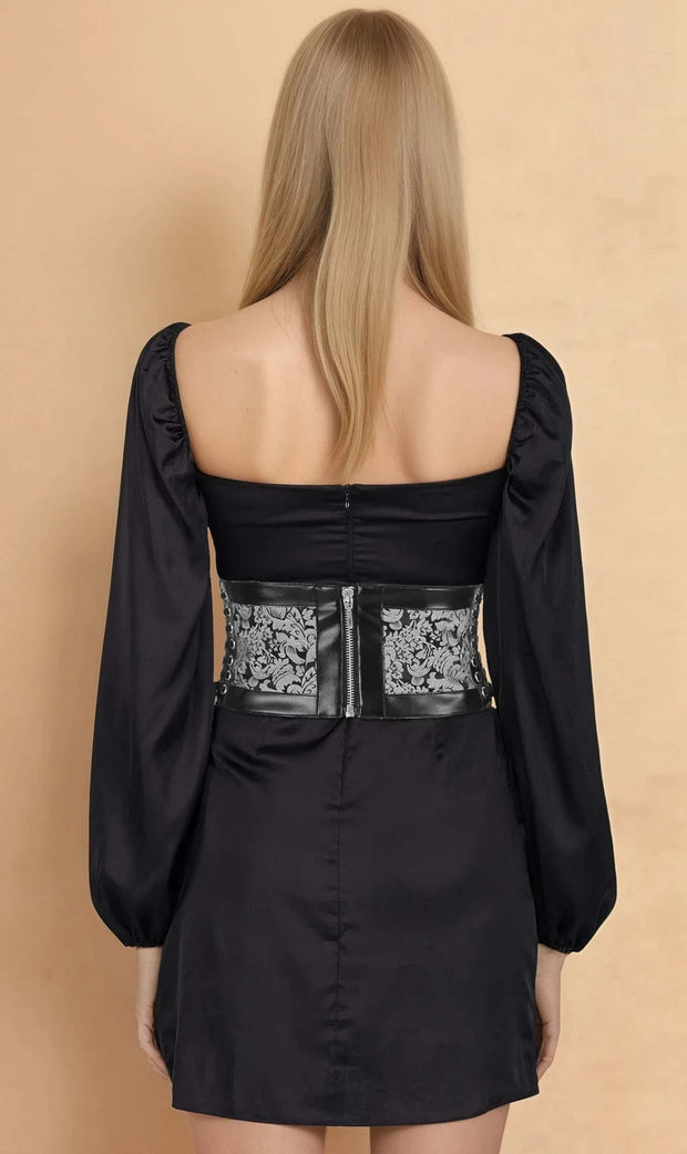 Chele Corset Inspired Brocade Belt