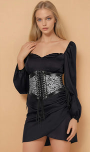 Chele Corset Inspired Brocade Belt