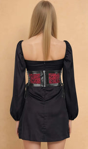 Chele Corset Inspired Brocade Belt