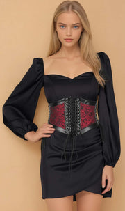 Chele Corset Inspired Brocade Belt