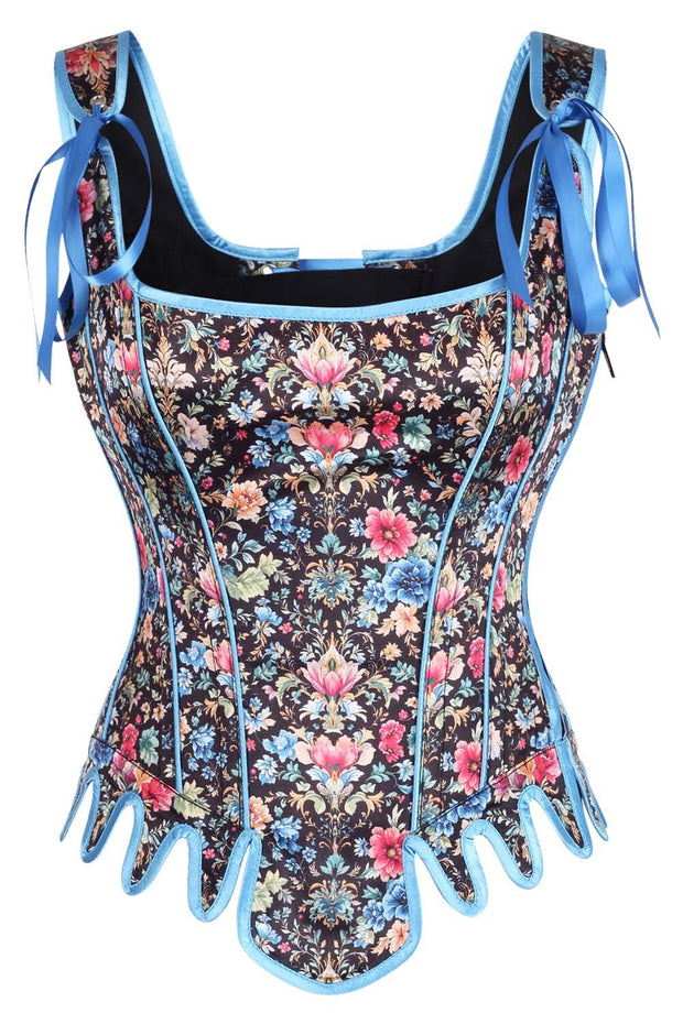 Nori Floral Overbust Corset