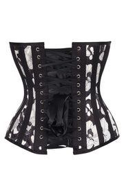 Carol Satin Waist Training Corset and Skirt Co-Ord Set