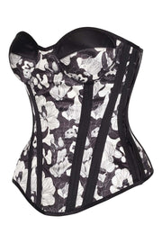 Carol Satin Waist Training Corset and Skirt Co-Ord Set
