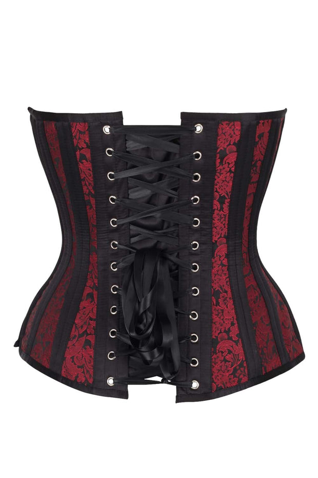 Mckayla Brocade Waist Training Corset and Skirt Co-Ord Set