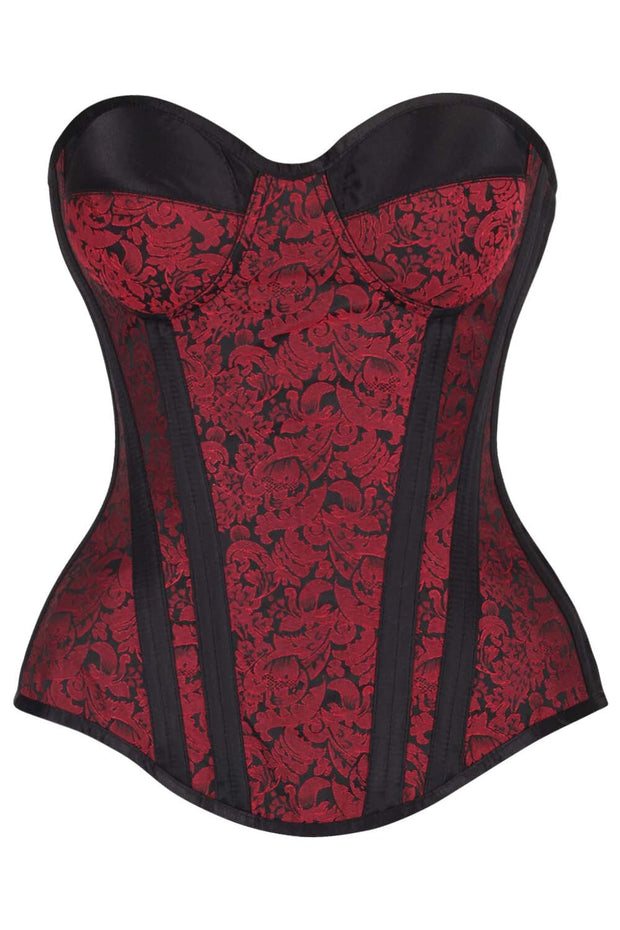 Mckayla Brocade Waist Training Corset and Skirt Co-Ord Set