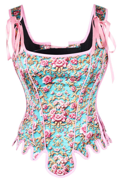 Jennie Floral Overbust Corset