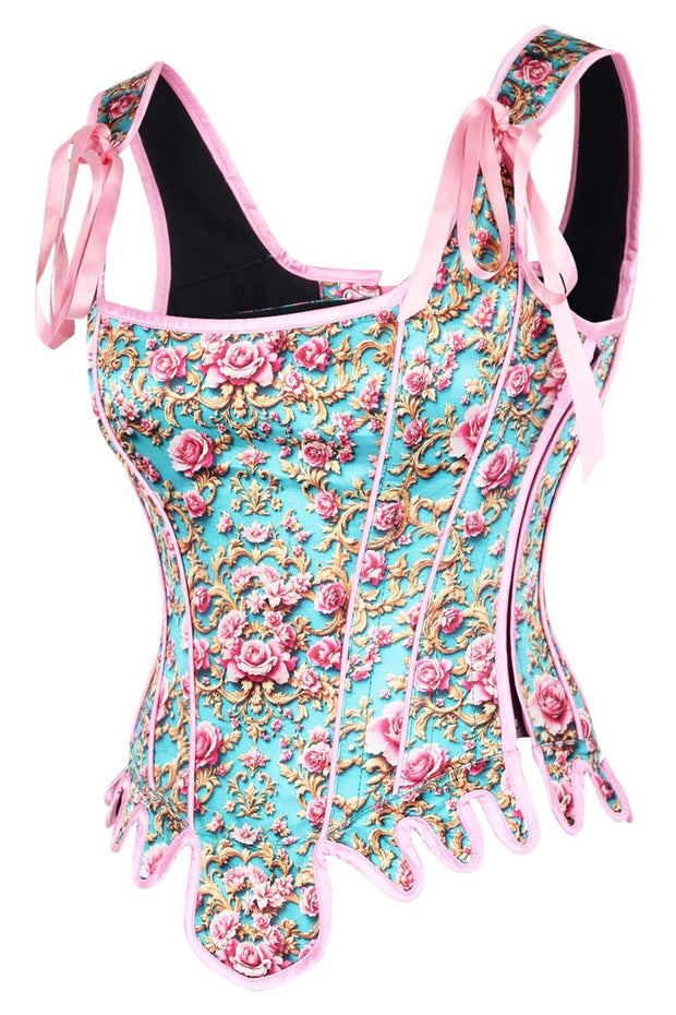 Jennie Floral Overbust Corset