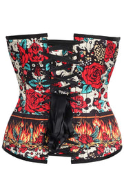 Ellary Retro Rose Overbust Corset