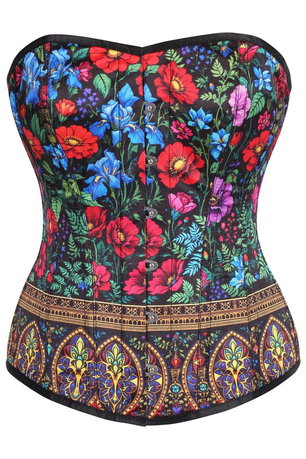 Jalynn Gothic Floral Corset