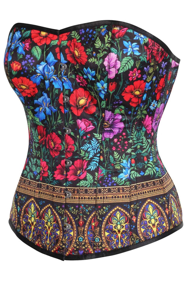 Jalynn Gothic Floral Corset