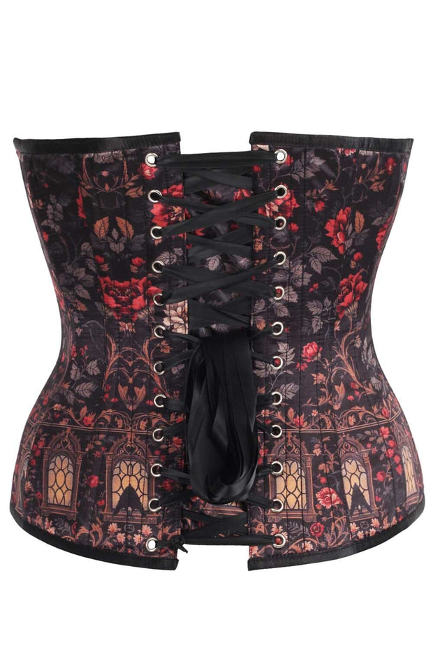 Berdie Floral Overbust Corset
