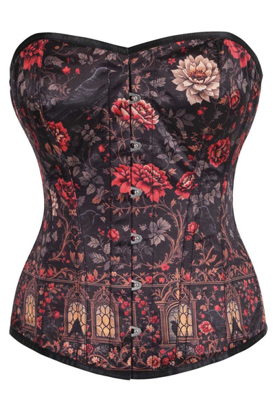 Berdie Floral Overbust Corset