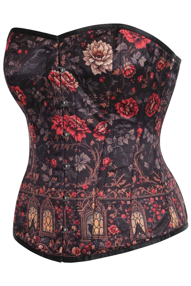 Berdie Floral Overbust Corset