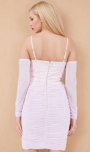 Karlie Custom Made Pink Corset Dress