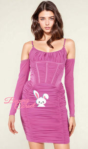 Cali Custom Made Mesh Corset Dress