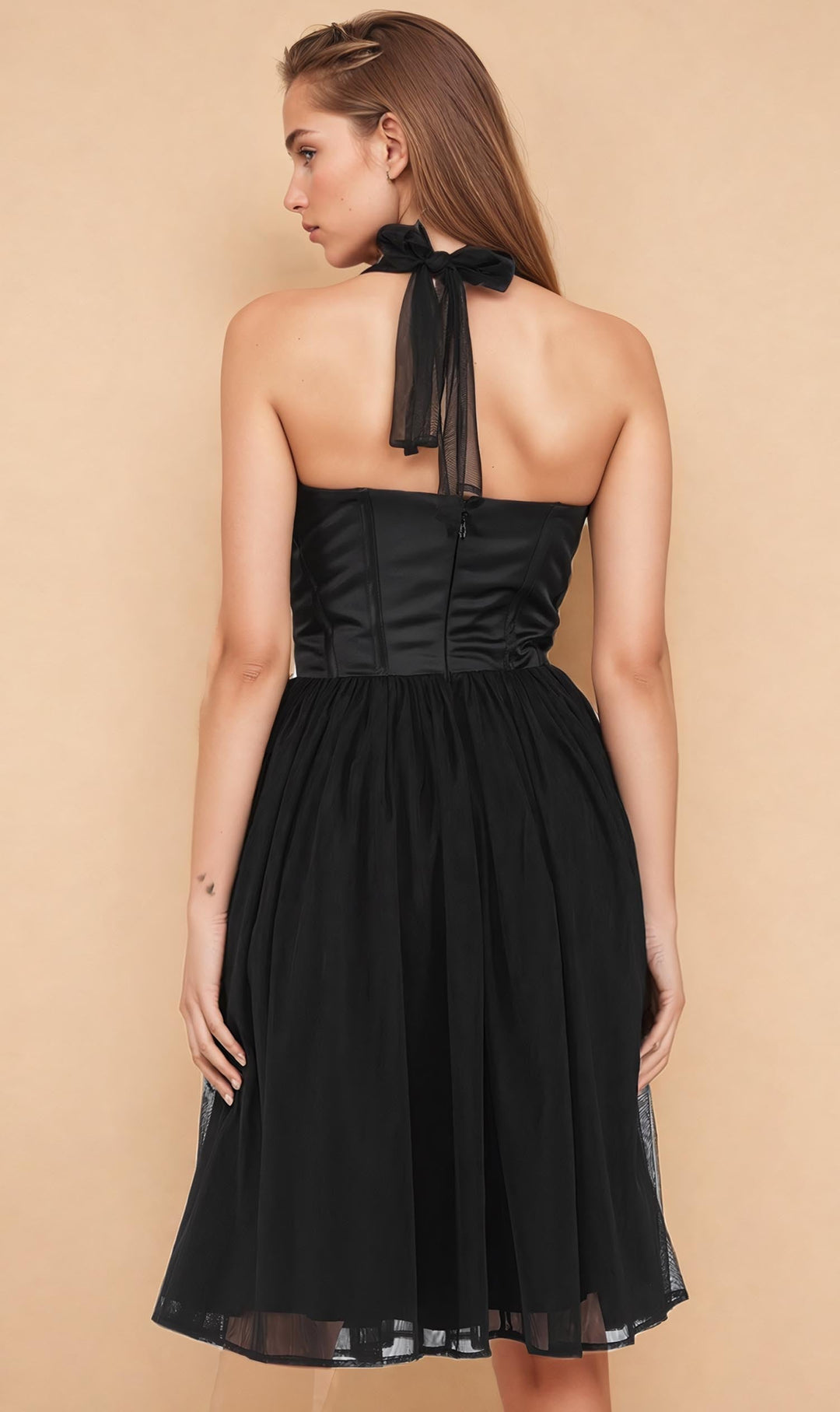 This Black corset dress is the perfect outfit for your